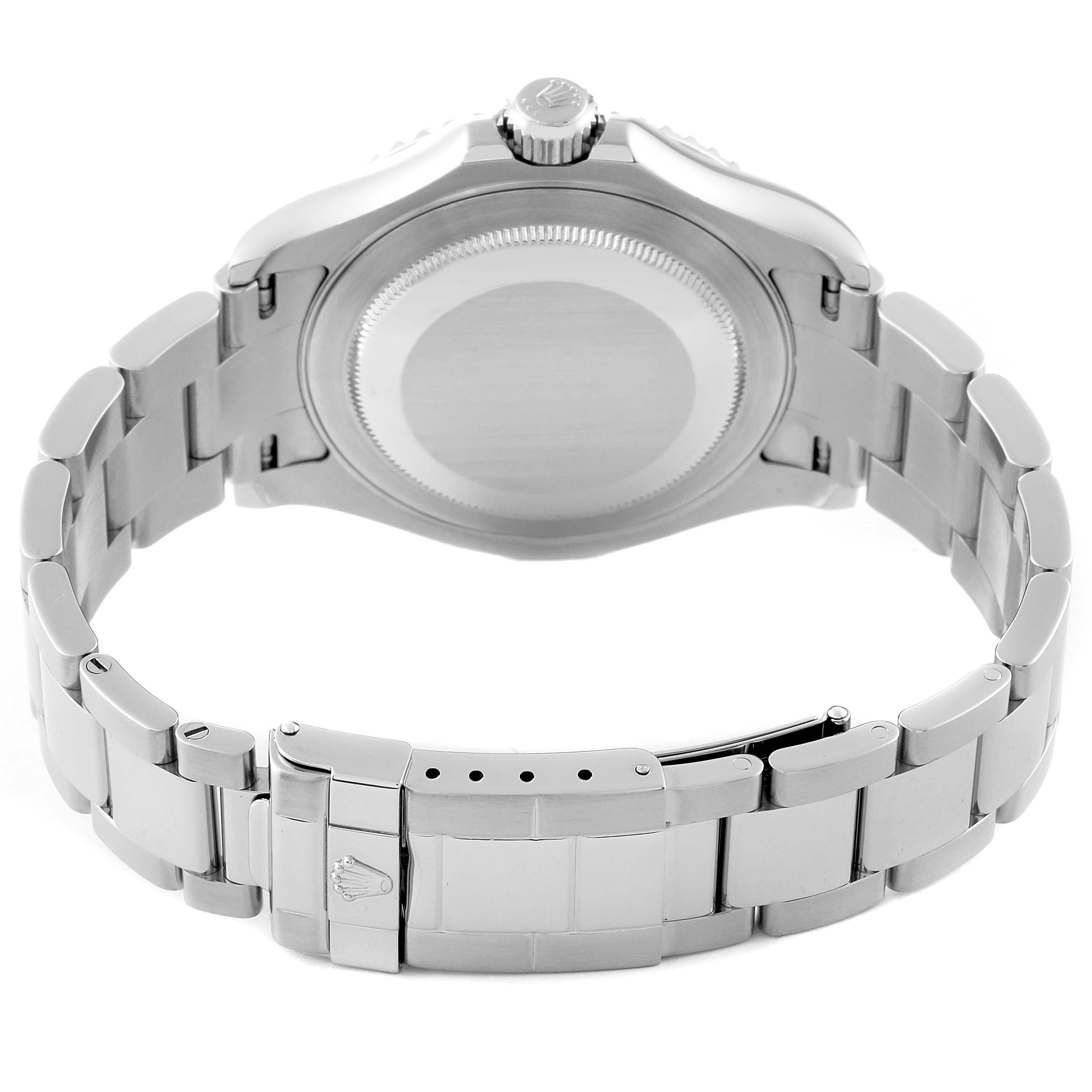 Rolex Yachtmaster Platinum Dial Bezel Steel Mens Watch 16622 For Sale 6