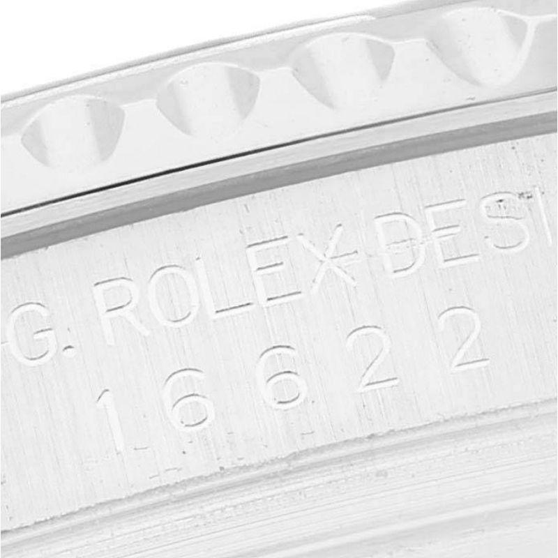 Rolex Yachtmaster Platinum Dial Platinum Bezel Steel Mens Watch 16622 Box Papers 3