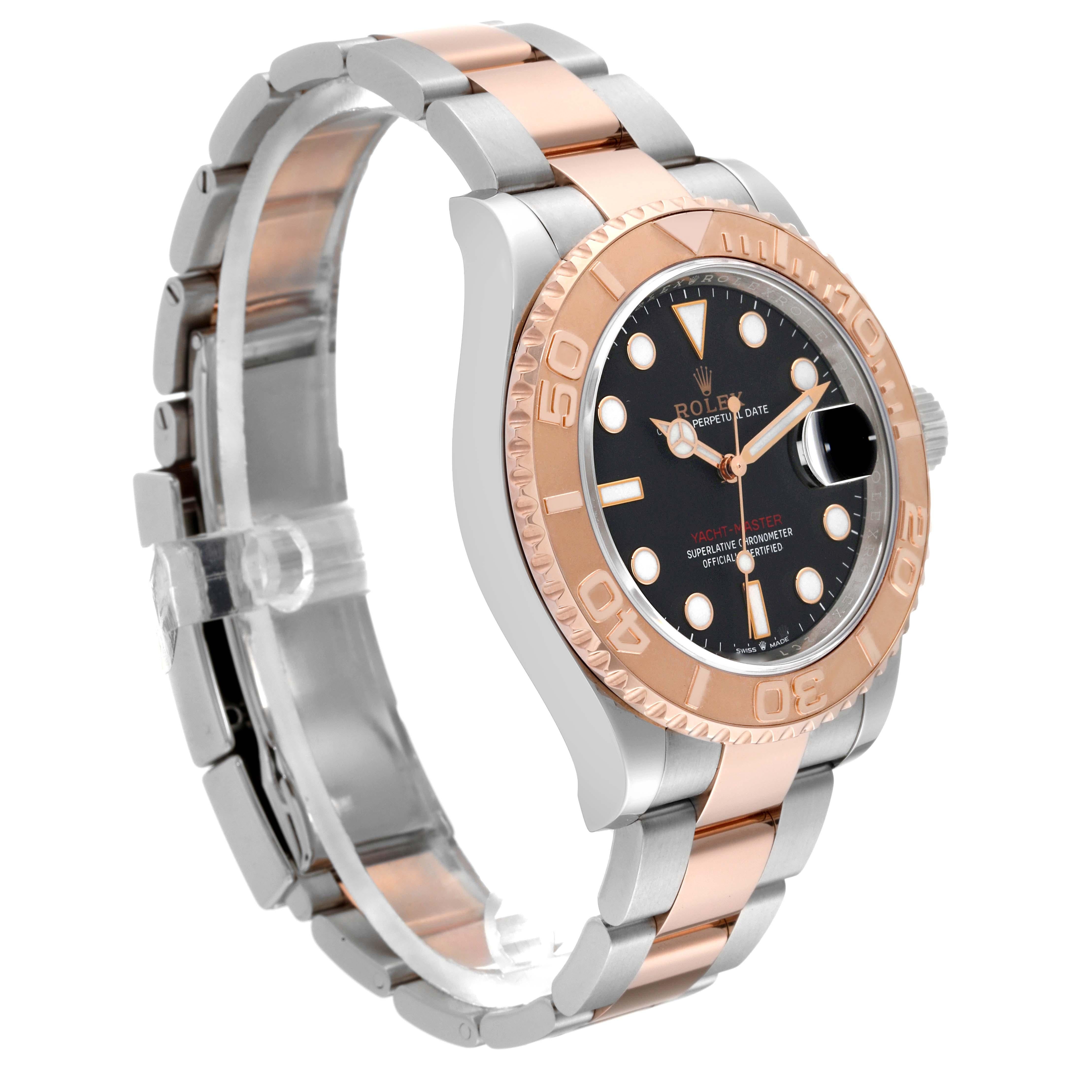 Rolex Yachtmaster Rose Gold Steel Rolesor Mens Watch 126621 Box Card For Sale 6