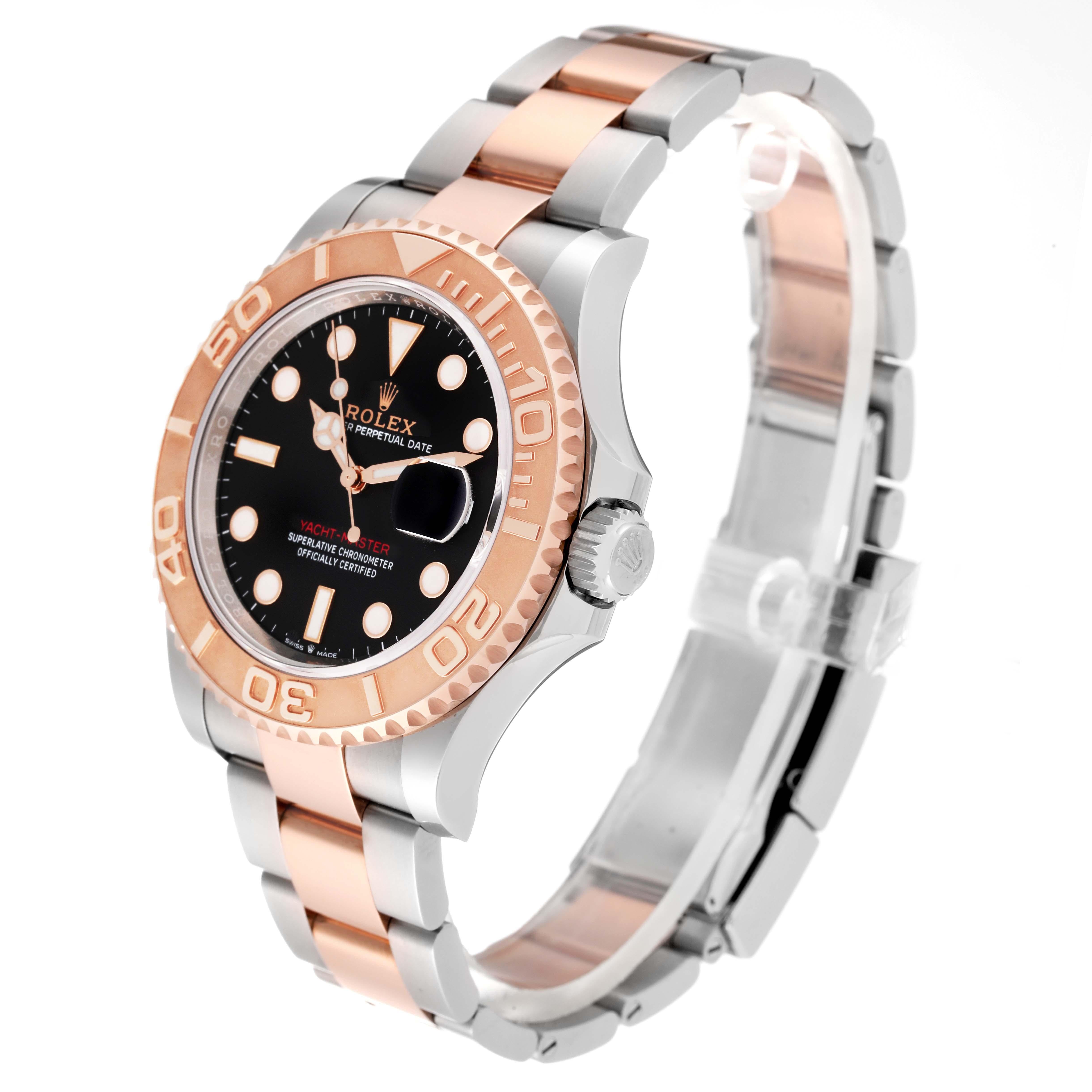 Rolex Yachtmaster Rose Gold Steel Rolesor Mens Watch 126621 Box Card For Sale 8