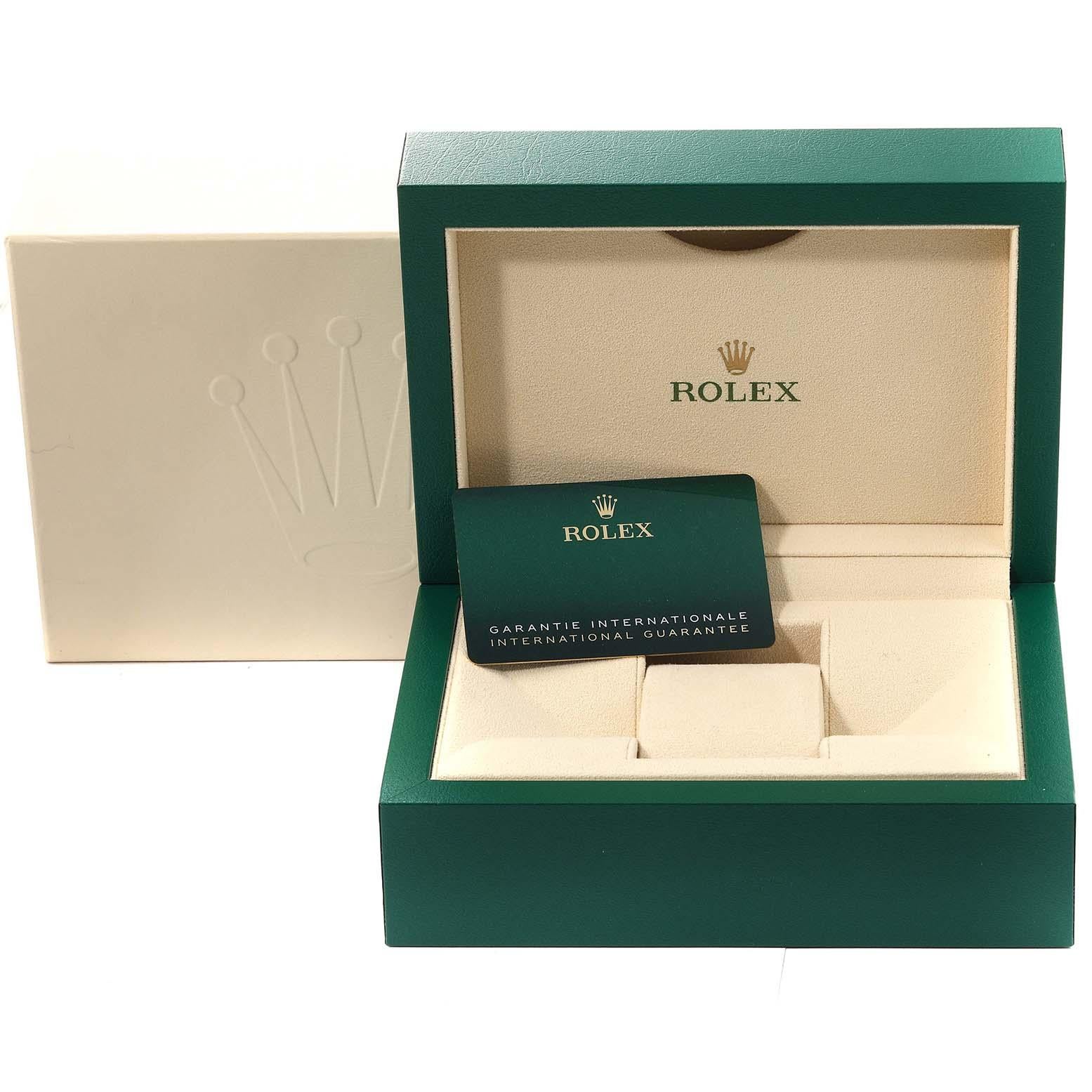Men's Rolex Yachtmaster Rose Gold Steel Rolesor Mens Watch 126621 Box Card For Sale