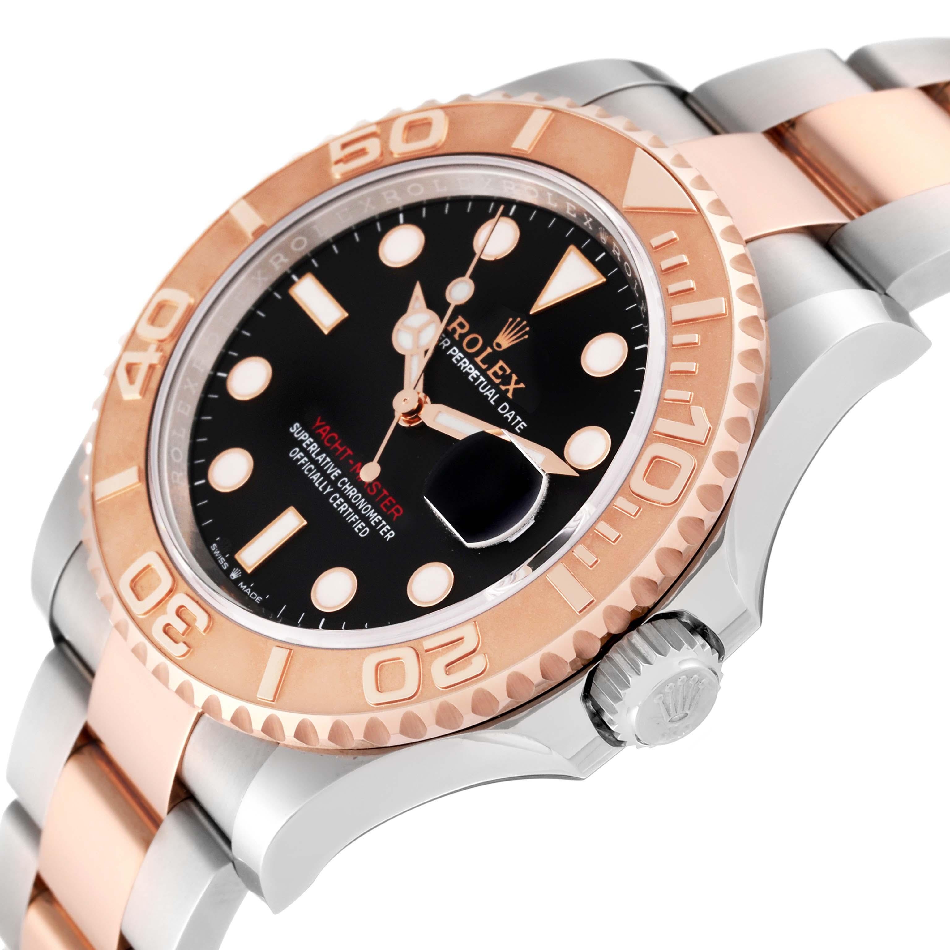 Rolex Yachtmaster Rose Gold Steel Rolesor Mens Watch 126621 Box Card For Sale 1
