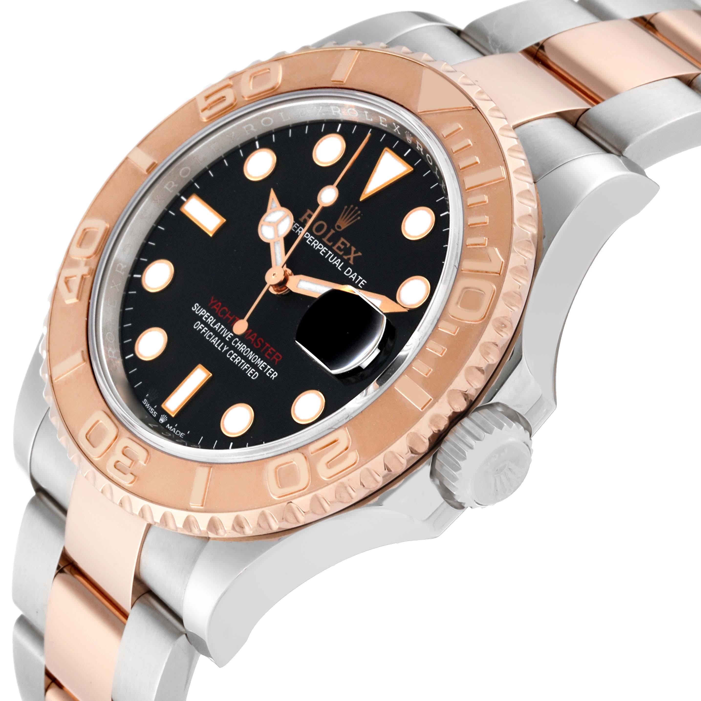 Rolex Yachtmaster Rose Gold Steel Rolesor Mens Watch 126621 Box Card For Sale 1