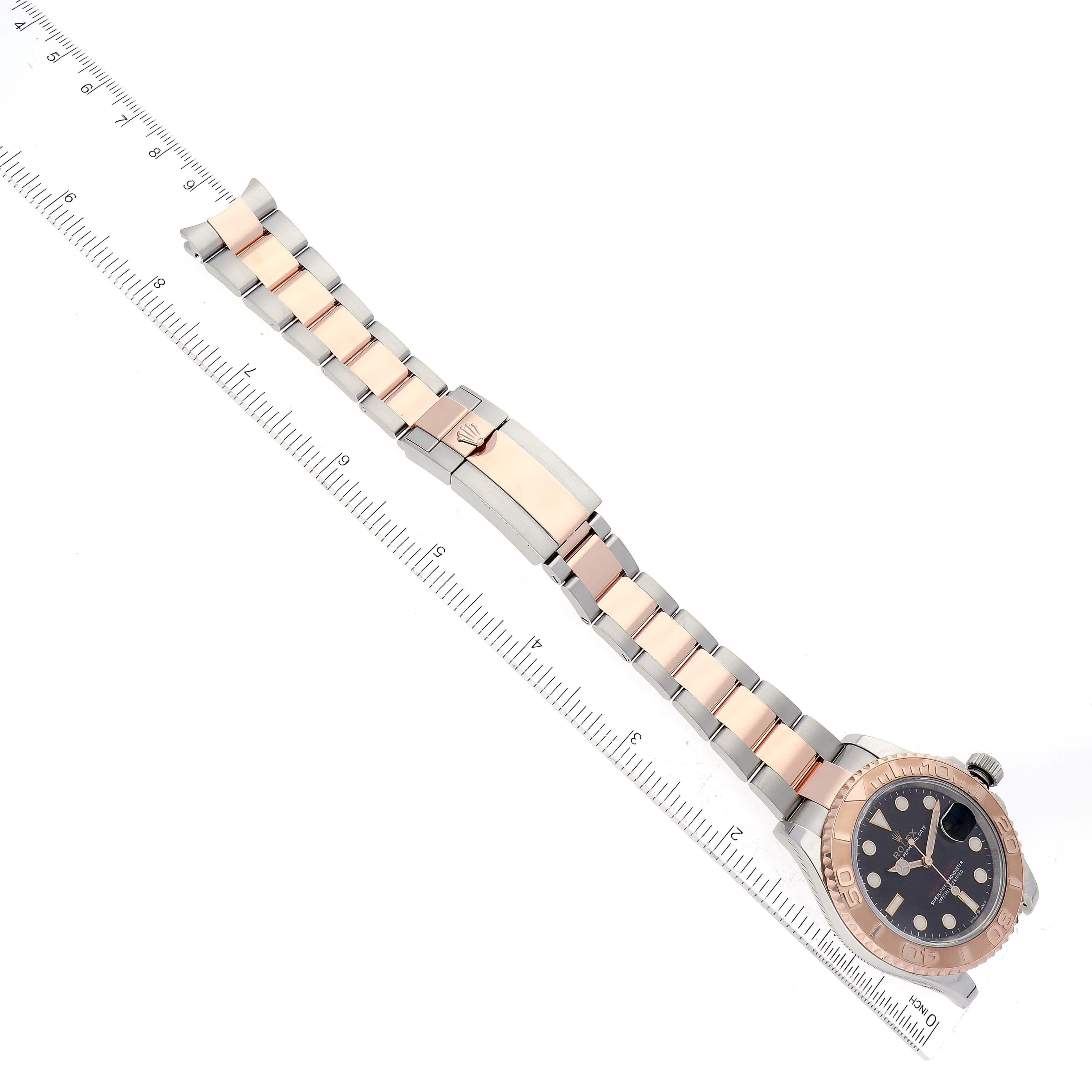 Rolex Yachtmaster Rose Gold Steel Rolesor Mens Watch 126621 For Sale 7
