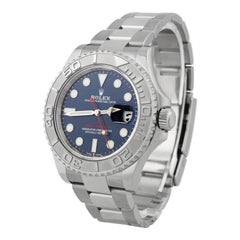 Rolex Yachtmaster Stainless Steel 40mm Blue Dot Dial Watch Reference #: 126622