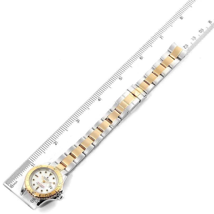 Rolex Yachtmaster Steel 18K Yellow Gold Ladies Watch 169623 Box Papers For Sale 4