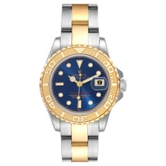 Rolex Yachtmaster Steel 18K Yellow Gold Ladies Watch 169623 Box Papers