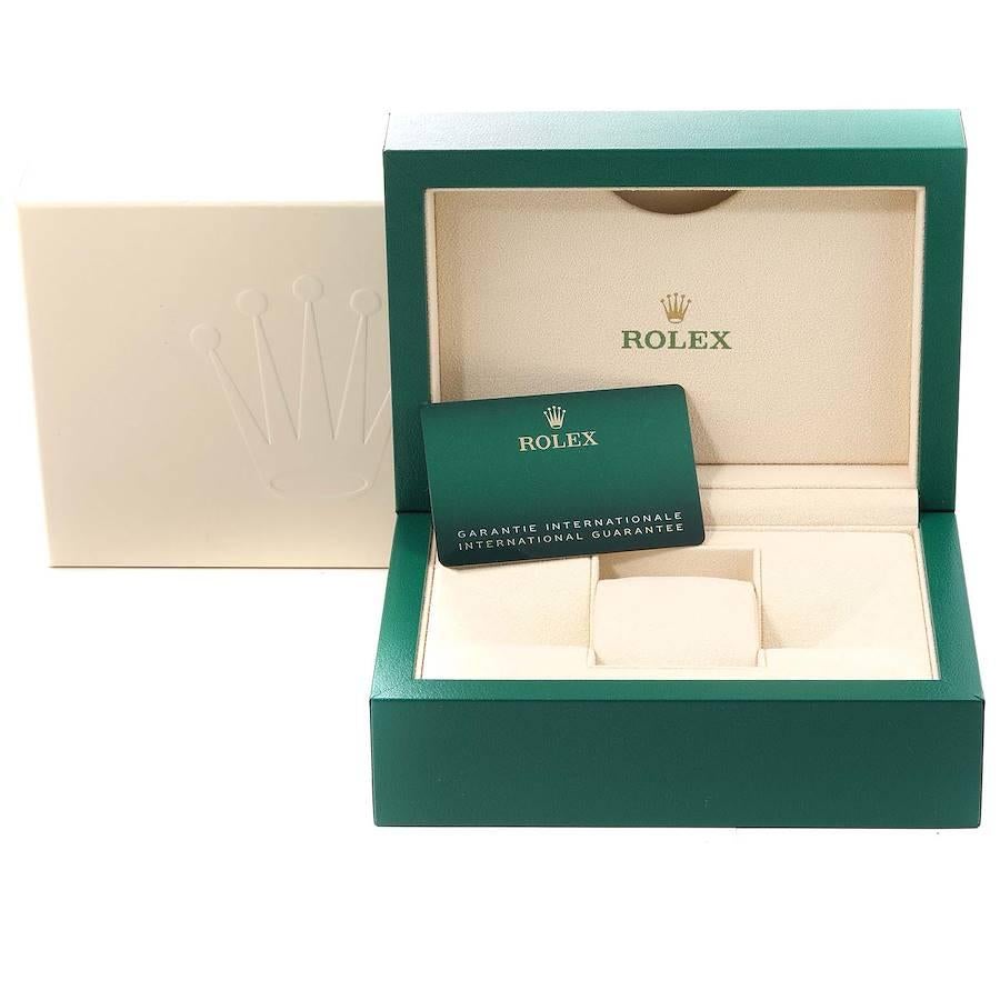 Rolex Yachtmaster Stahl Platin Lünette Rhodium Zifferblatt Herrenuhr 126622 Box Kartenetui 9