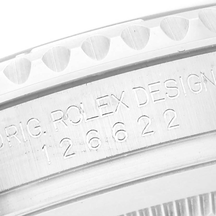 Rolex Yachtmaster Stahl Platin Lünette Rhodium Zifferblatt Herrenuhr 126622 Box Kartenetui 4