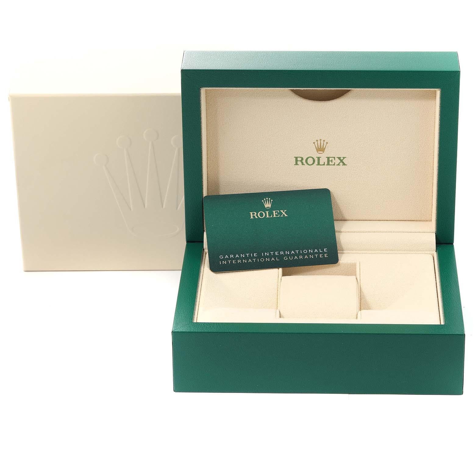 Rolex Yachtmaster Steel Platinum Bezel Rhodium Dial Mens Watch 126622 Box Card For Sale 5