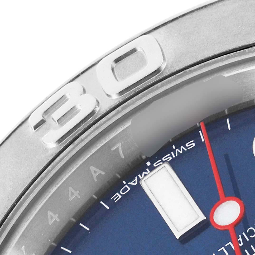 Rolex Yachtmaster Steel Platinum Blue Dial Mens Watch 116622 Box Card 2