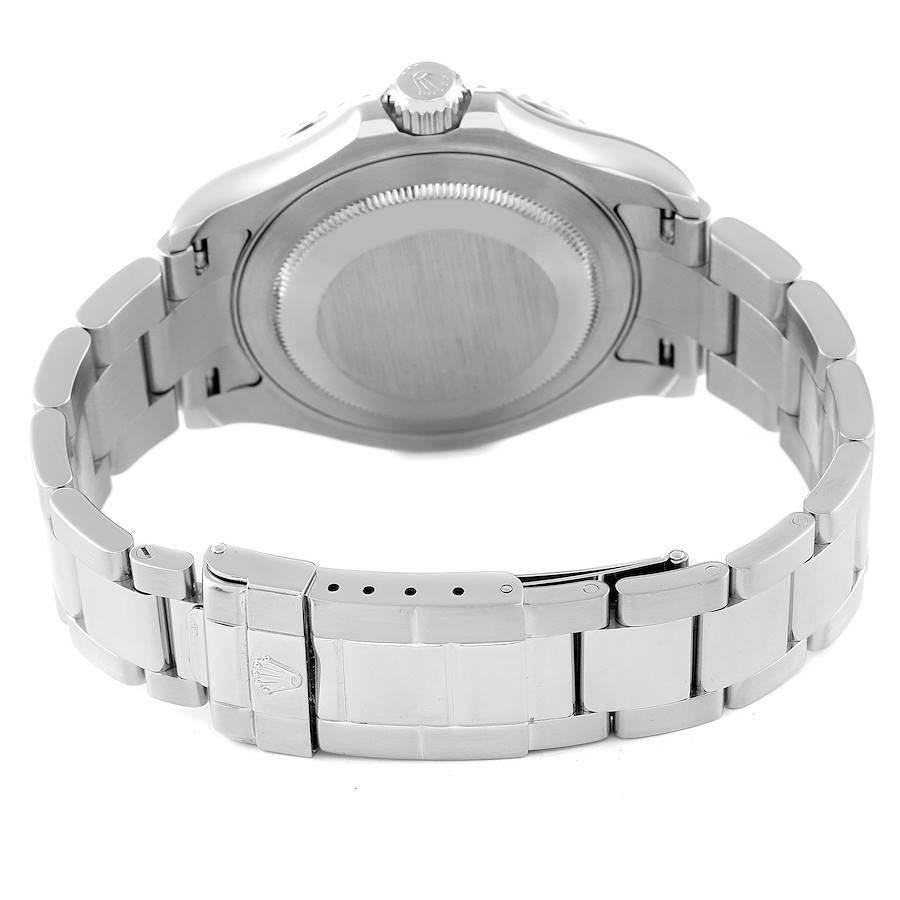 Rolex Yachtmaster Steel Platinum Dial Platinum Bezel Mens Watch 16622 2