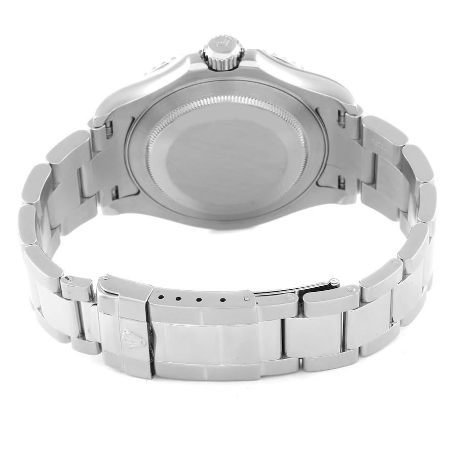 Rolex Yachtmaster Steel Platinum Dial Platinum Bezel Mens Watch 16622 3