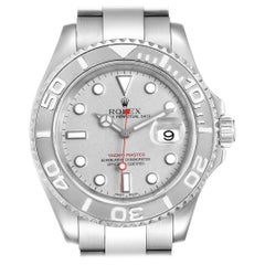 Rolex Yachtmaster Steel Platinum Men's Watch 16622 Box Papers