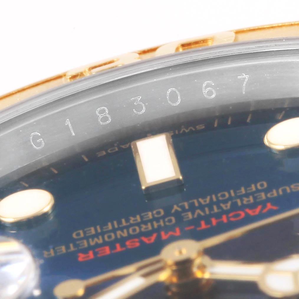 Rolex Yachtmaster Steel Yellow Gold Blue Dial Men's Watch 16623 3