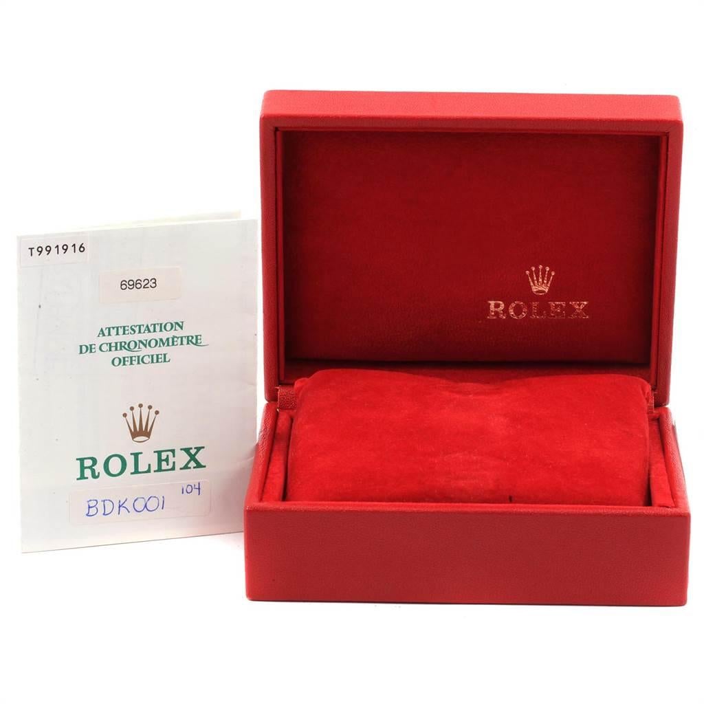 Rolex Yachtmaster Steel Yellow Gold Ladies Watch 69623 Box Papers For Sale 9