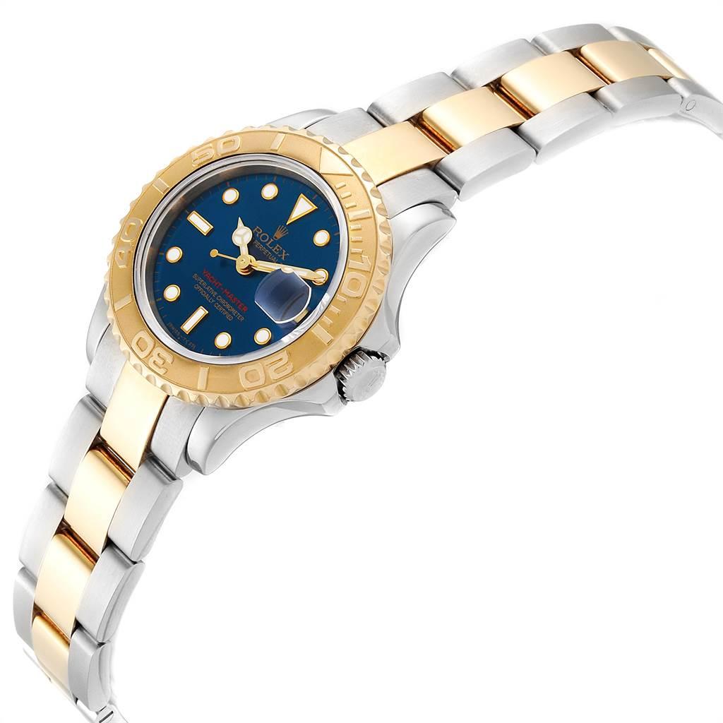 Rolex Yachtmaster Steel Yellow Gold Ladies Watch 69623 Box Papers 1