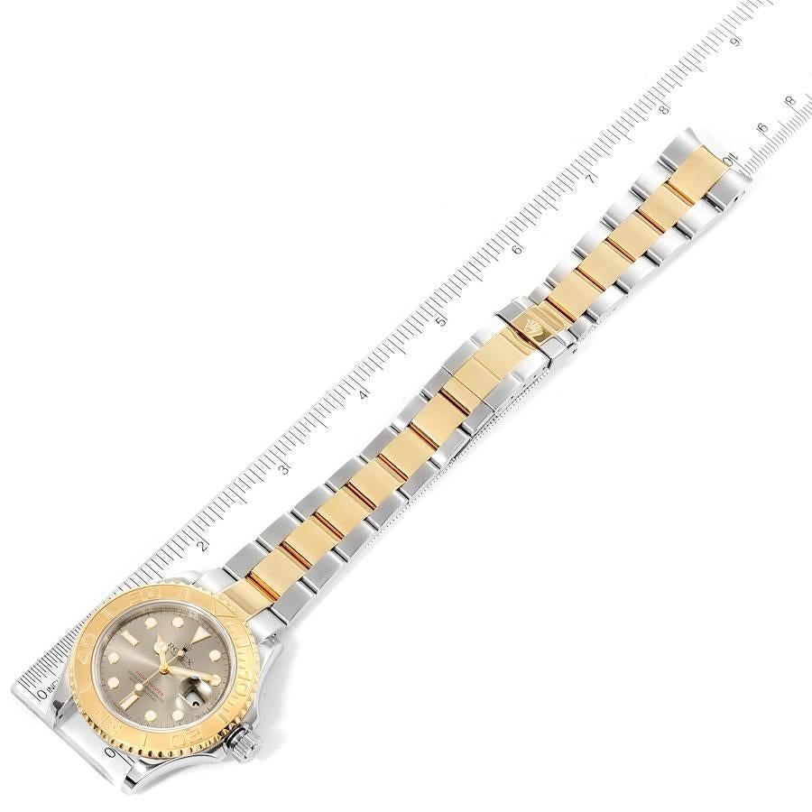 Rolex Yachtmaster Steel Yellow Gold Slate Dial Men's Watch 16623 7