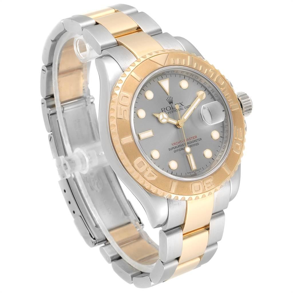 Rolex Yachtmaster Steel Yellow Gold Slate Dial Men's Watch 16623 1