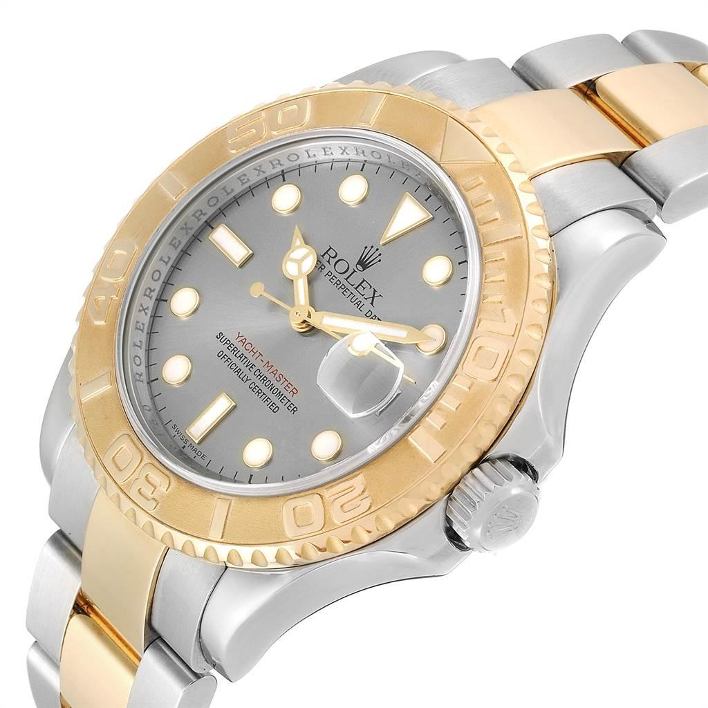 Rolex Yachtmaster Steel Yellow Gold Slate Dial Men's Watch 16623 3
