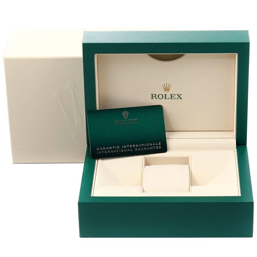 Rolex Yachtmaster White Gold Black Rubber Strap Men's Watch 226659 Box Card For Sale 7