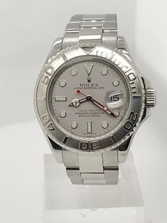 Rolex Yachtmaster with Platinum Dial and Bezel, SS Oyster Bracelet, circa 2005