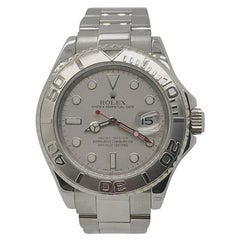 Rolex Yachtmaster with Platinum Dial and Bezel, SS Oyster Bracelet, circa 2005