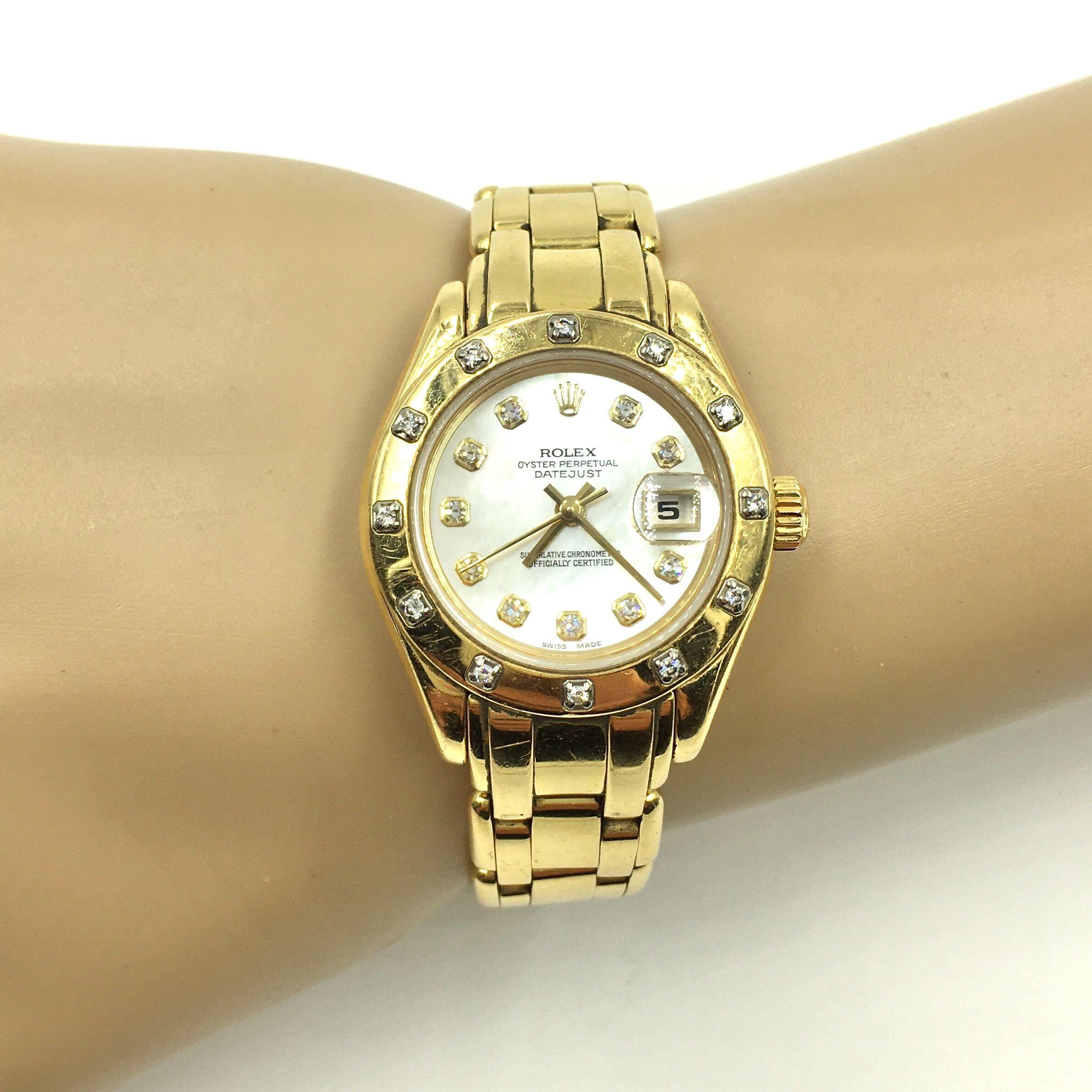 rolex pearlmaster yellow gold