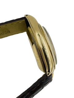 Rolex Gelbgold Bubble Back Armbanduhr