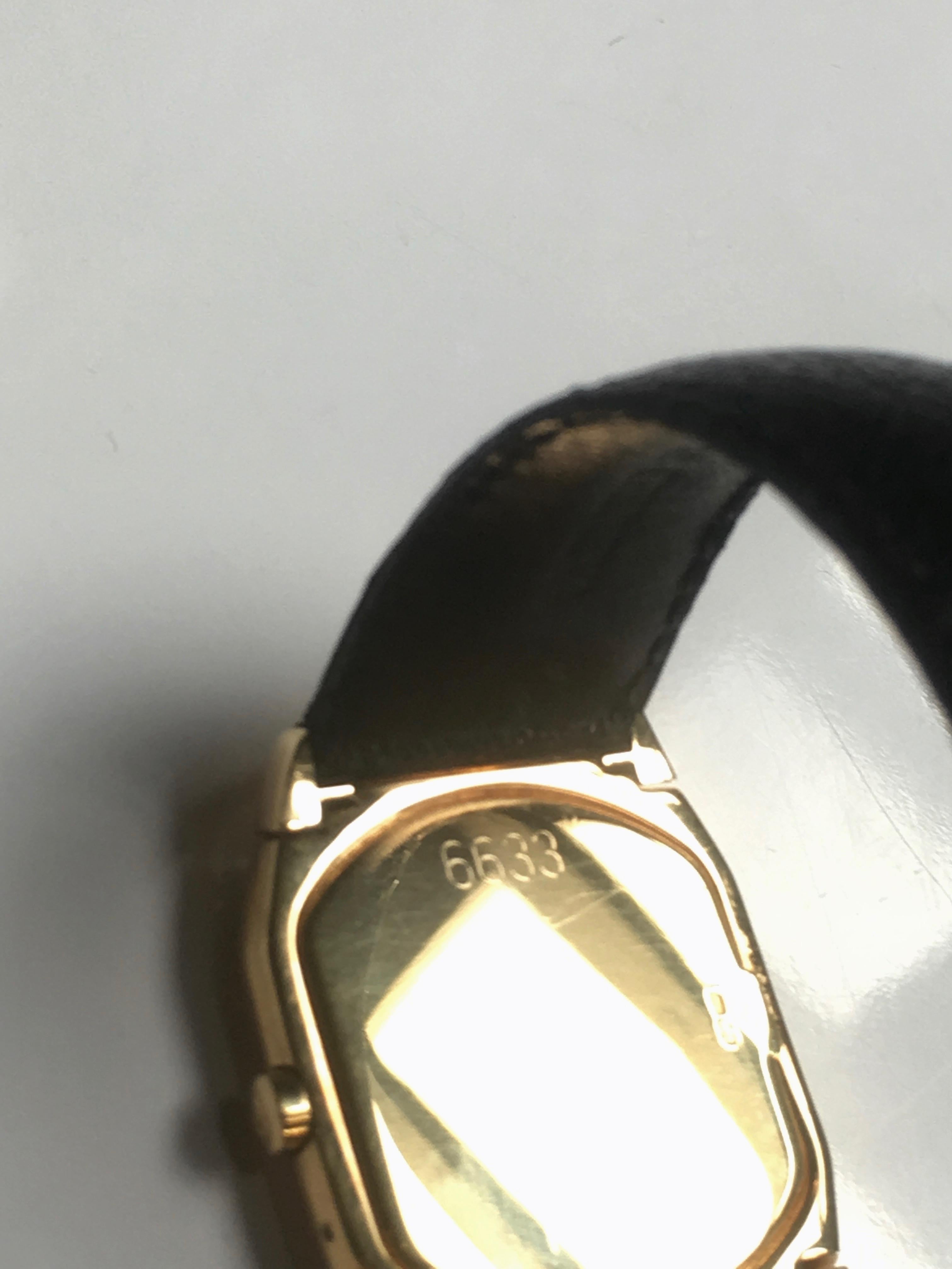 Rolex yellow Gold Cellini Quartz Wristwatch Ref 6633 2