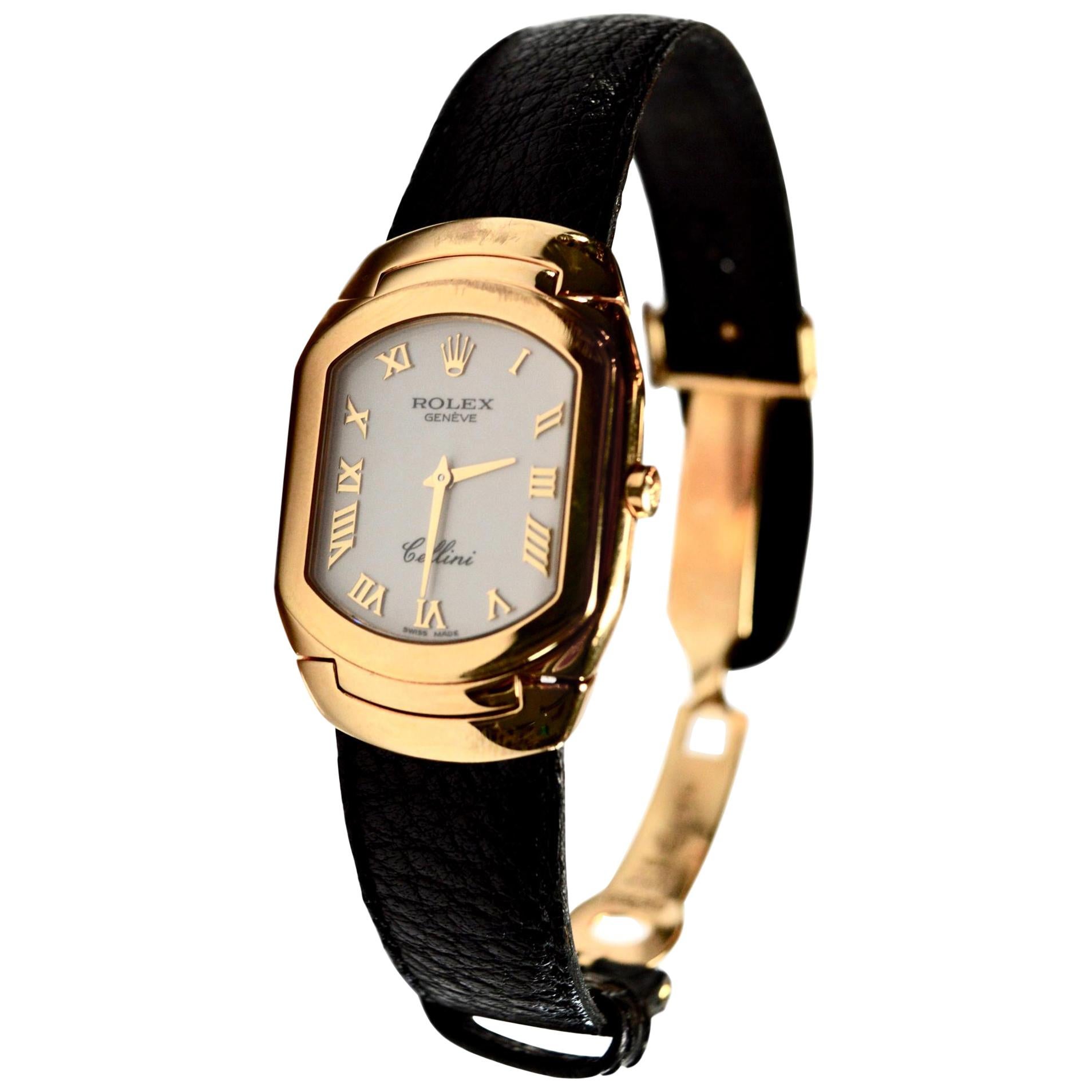 Rolex yellow Gold Cellini Quartz Wristwatch Ref 6633 at 1stDibs | rolex  cellini 6633, rolex cellini quartz, rolex geneve quartz