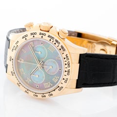 Rolex Yellow Gold Cosmograph Daytona Automatic Wristwatch Ref 116518
