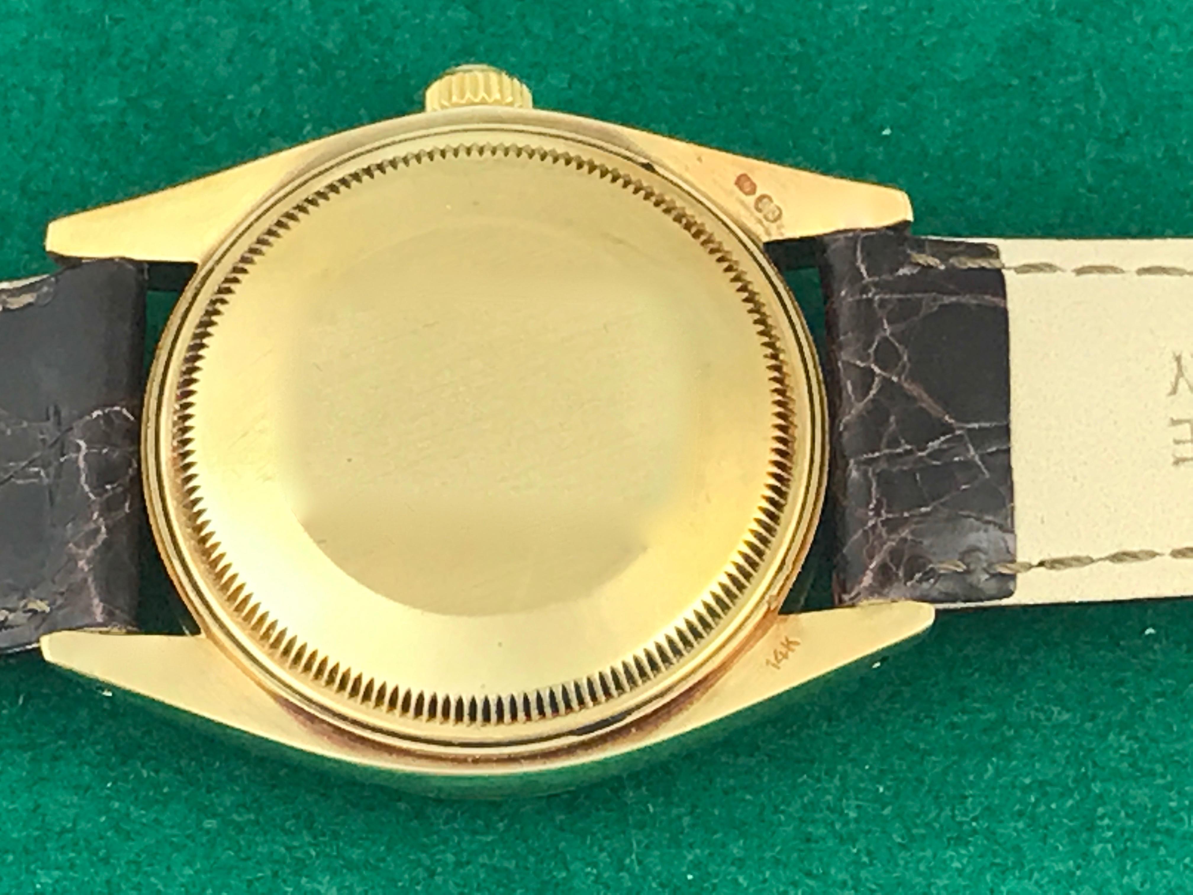 Rolex Yellow Gold Date Automatic Wristwatch Ref 1503 For Sale 1