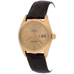 Rolex Yellow Gold Date Automatic Wristwatch Ref 1503