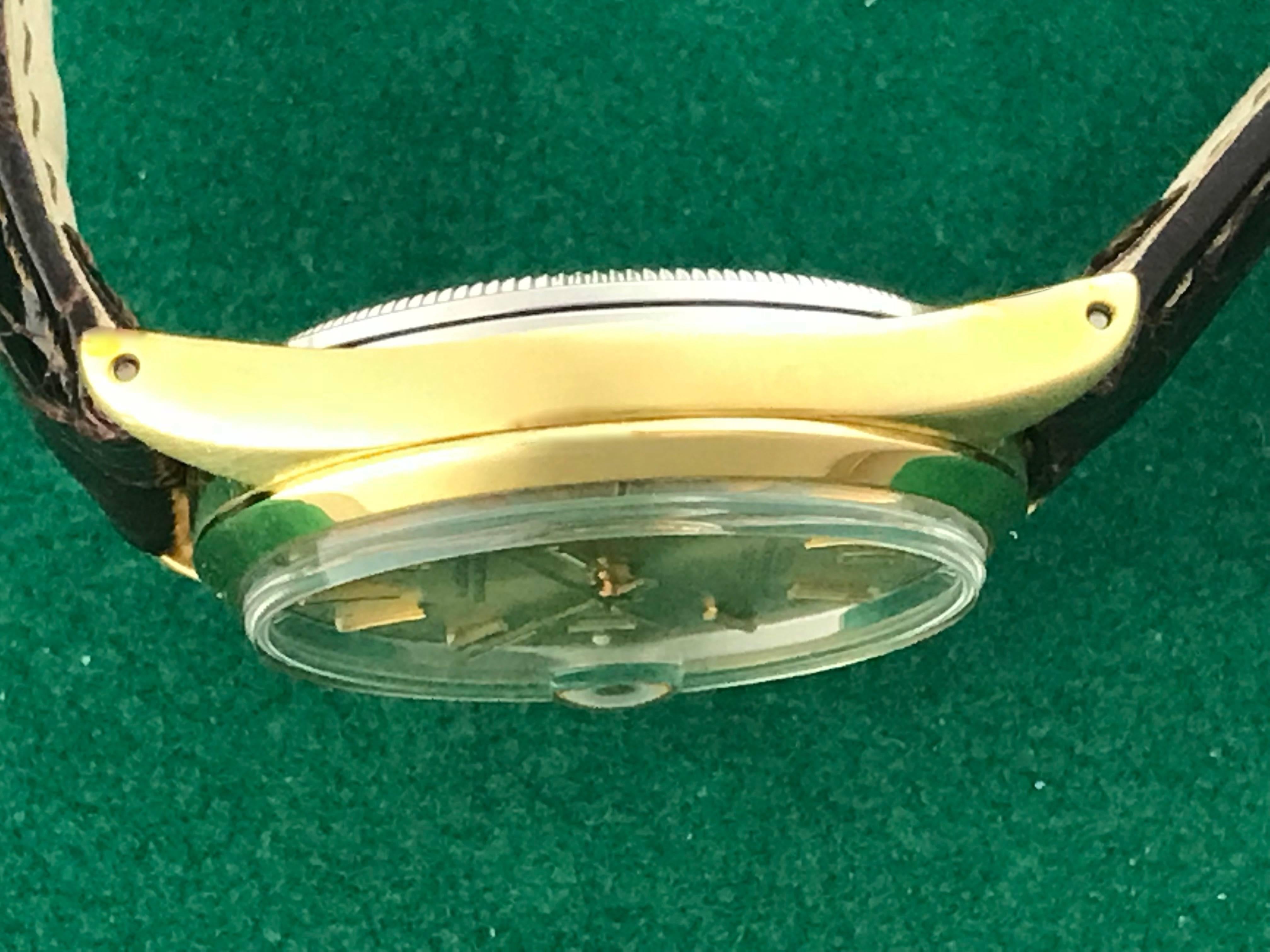 Rolex Yellow Gold Date Automatic Wristwatch Ref 1550 1