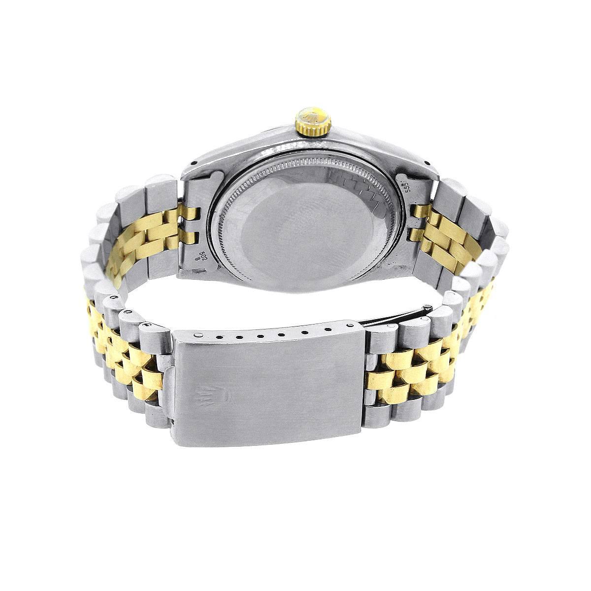 Women's or Men's Rolex yellow gold Datejust Automatic Wristwatch Ref 1160