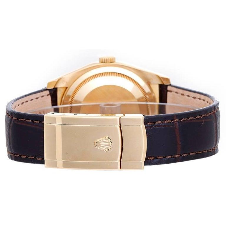 Men's Rolex Yellow Gold Datejust Automatic Wristwatch Ref 116138
