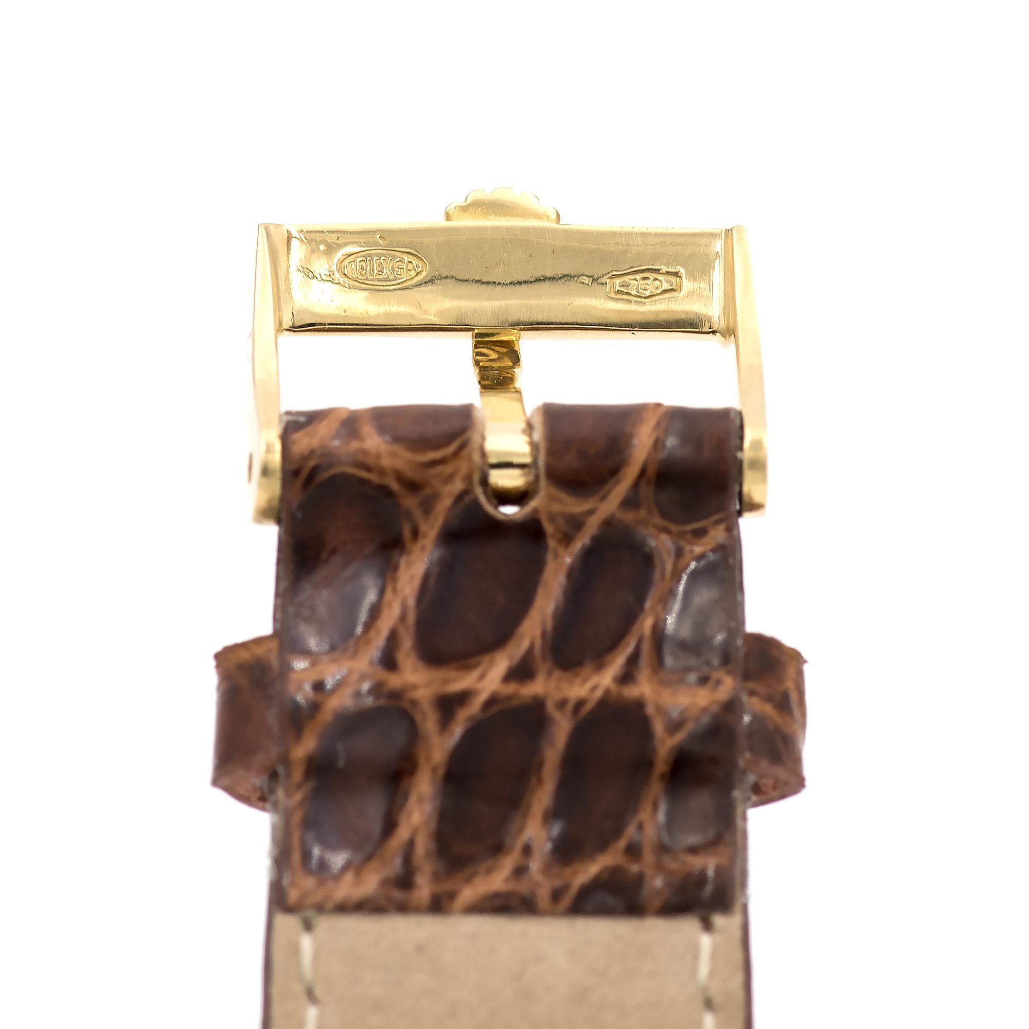 Rolex Montre-bracelet automatique Datejust à cadran en or jaune, réf. 1601 1