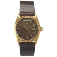 Used Rolex Yellow Gold Day-Date President Confetti Dial Automatic Wristwatch, 1960s