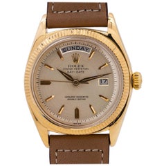 Rolex Yellow Gold Day Date self winding wristwatch Ref 1803, circa 1959