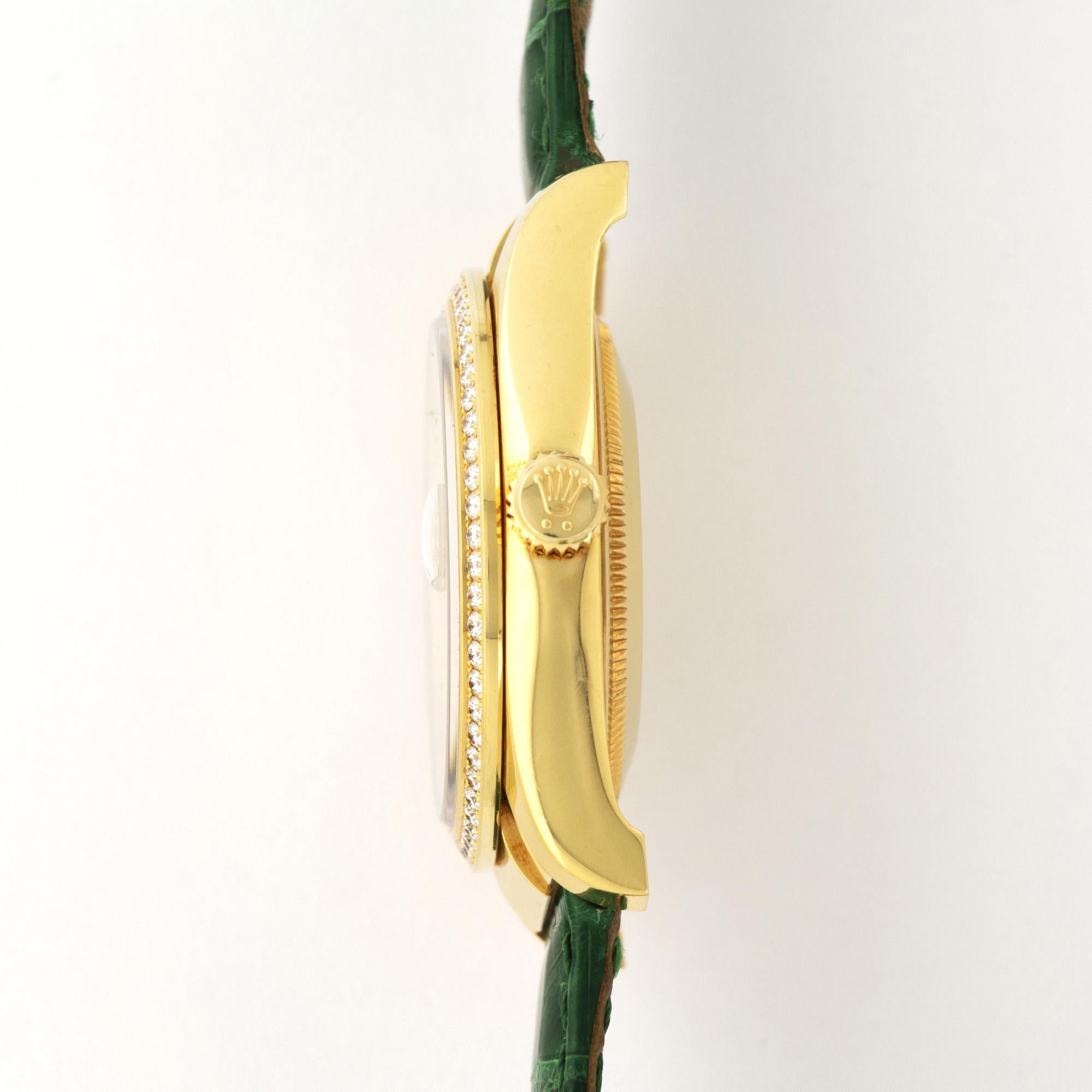 Modern Rolex Yellow Gold Diamond Datejust Wristwatch Ref 116188