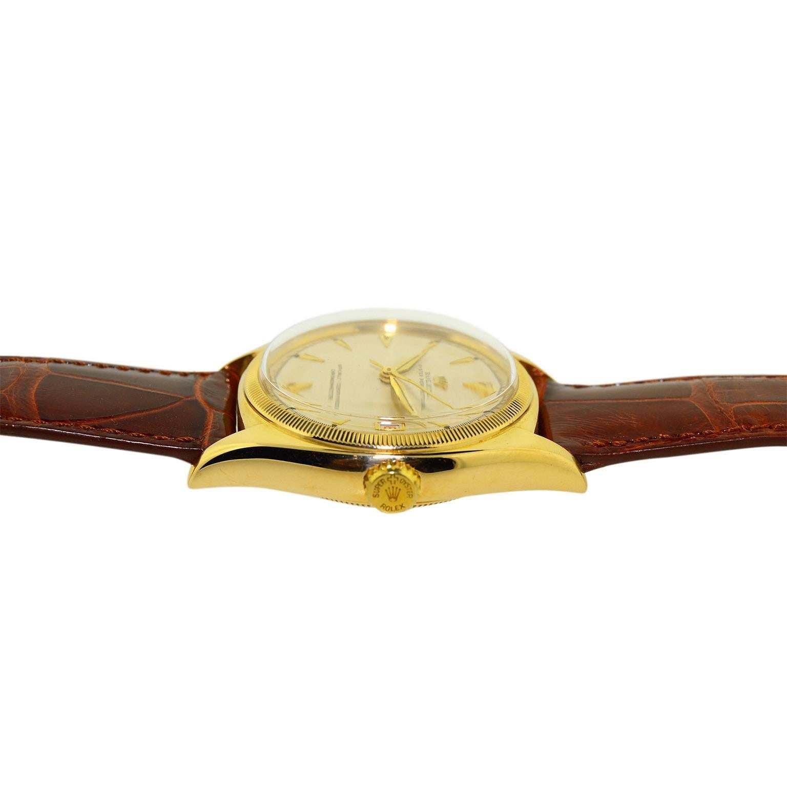 Rolex Gold Ovettone Original Dial Perpetual Watch, From 1949 Anyone Turning 68? 1
