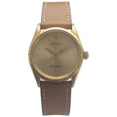 Rolex Yellow Gold Oyster Perpetual Zephyr Automatic Wristwatch, 1960s