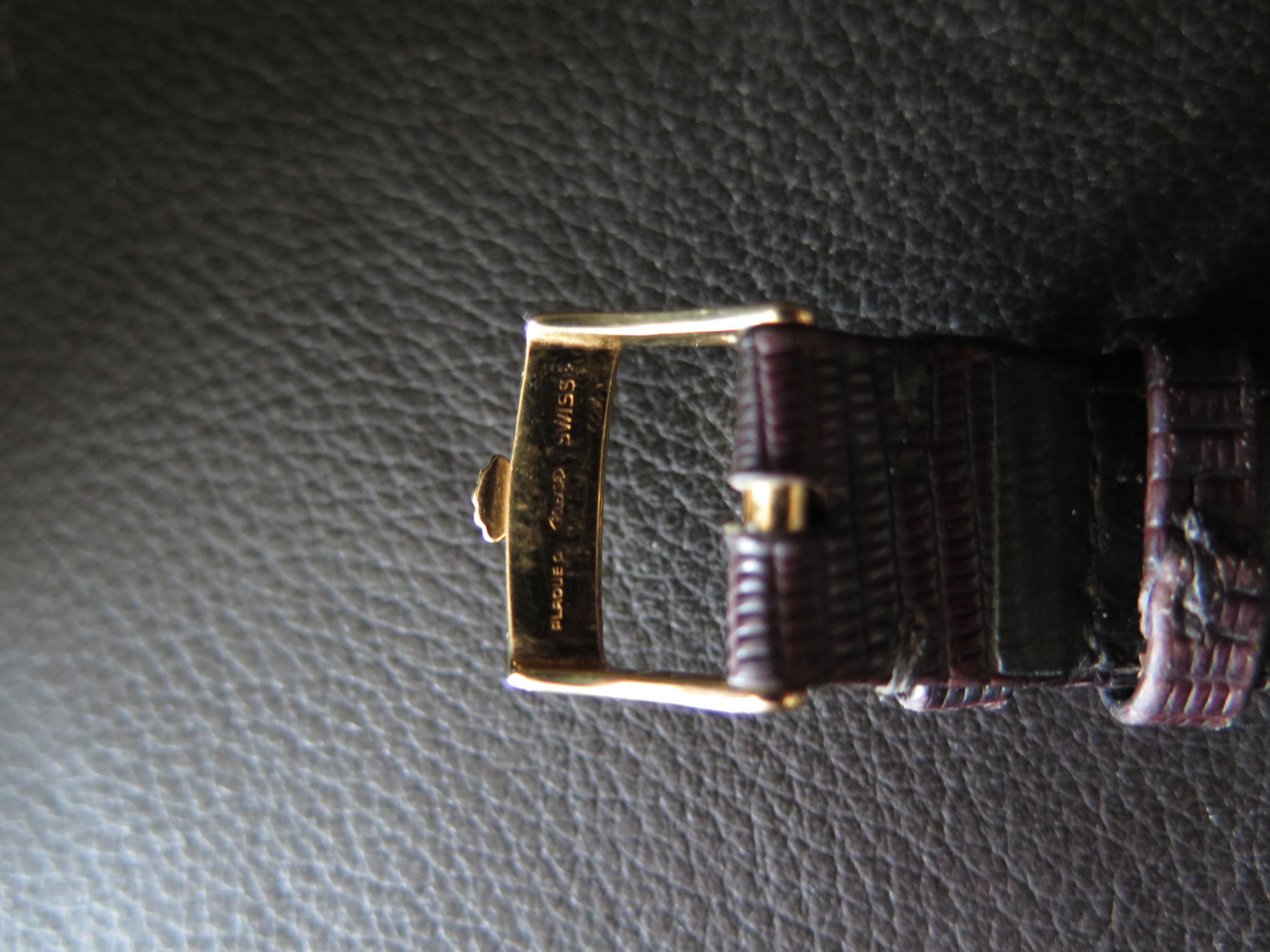 Gelbgold Precision Handgefertigte Armbanduhr Ref 9004 6