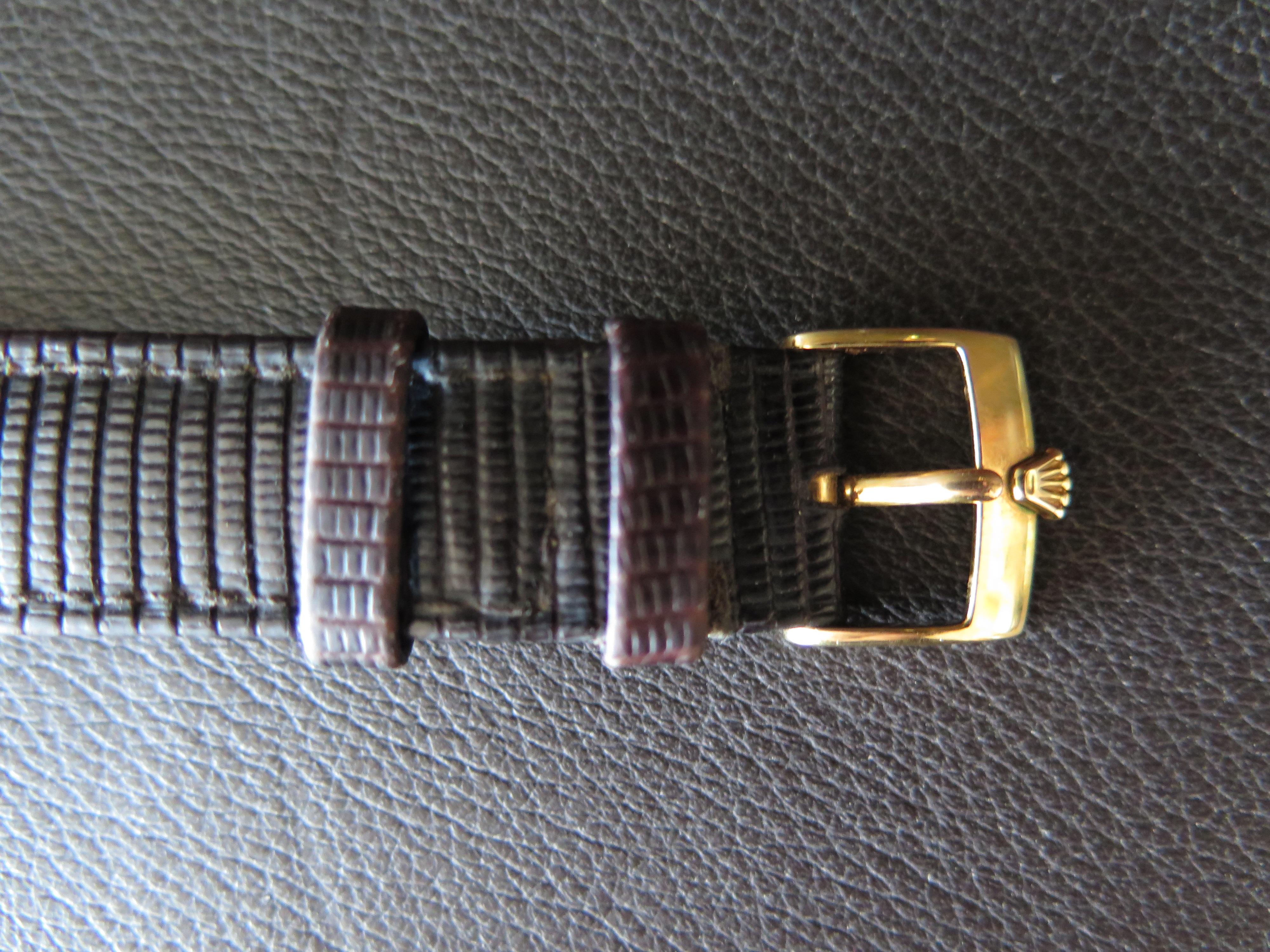 Gelbgold Precision Handgefertigte Armbanduhr Ref 9004 7