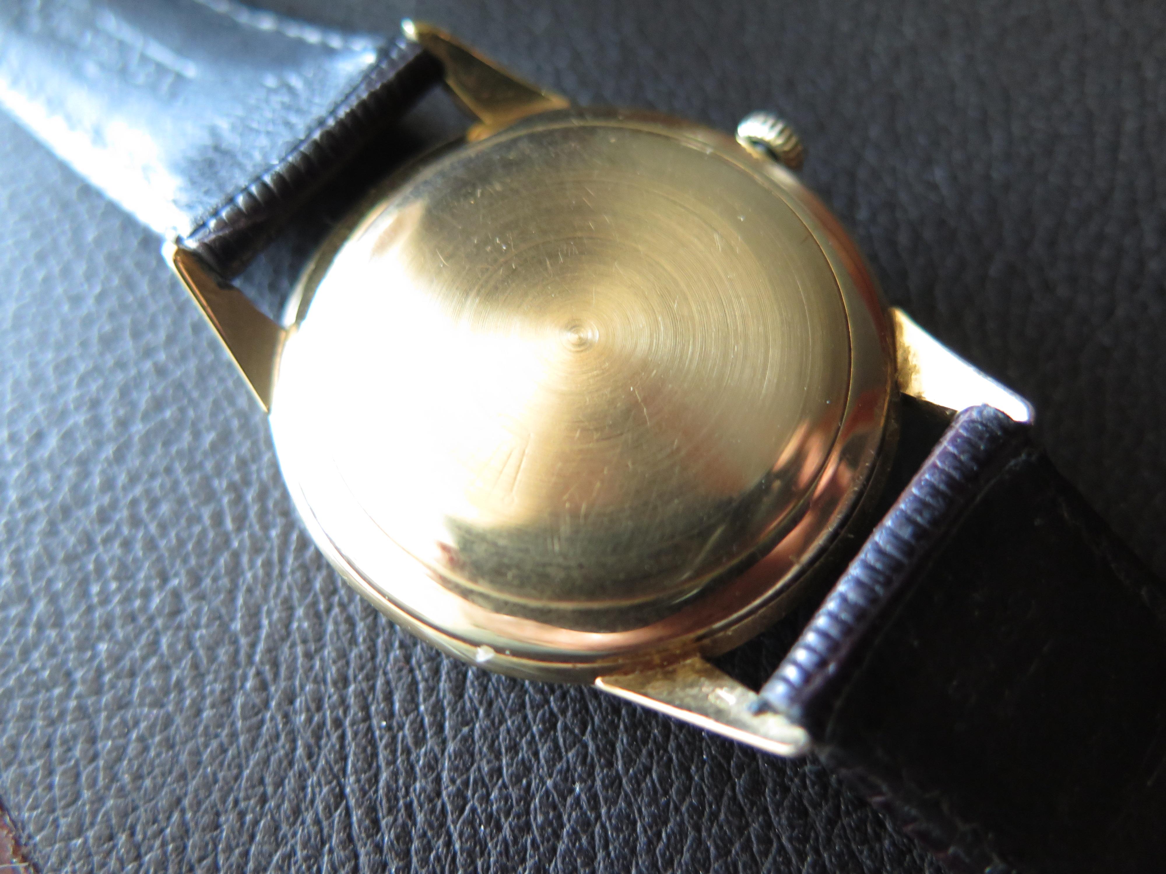 Gelbgold Precision Handgefertigte Armbanduhr Ref 9004 9
