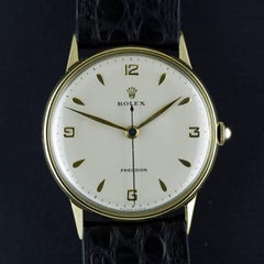 Rolex Yellow Gold Precision Wristwatch, circa 1958