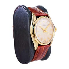 Rolex Montre-bracelet de présentation manuelle en or jaune, c. 1956