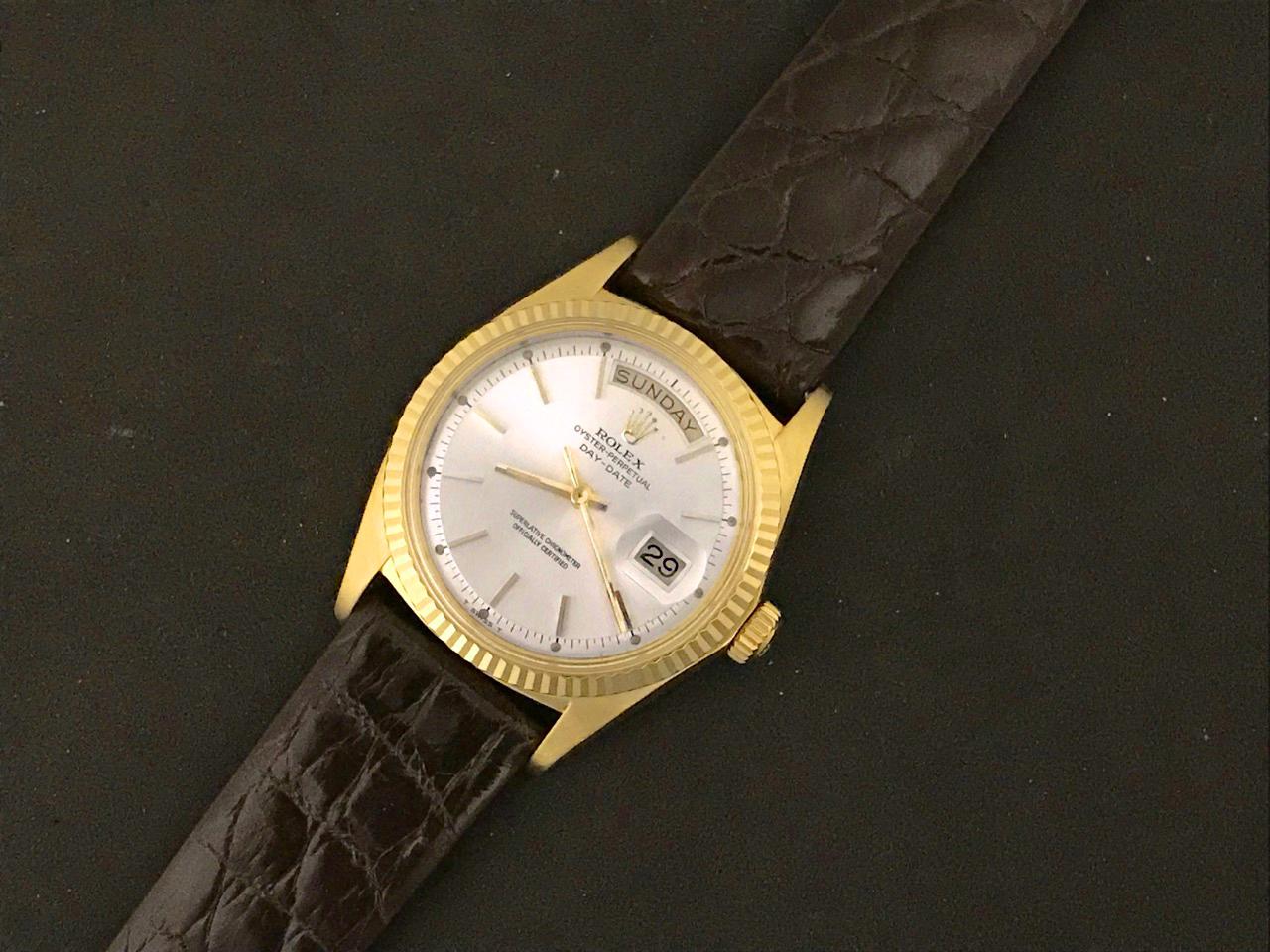 Contemporary Rolex Yellow Gold President Day-Date Oyster Automatic Wristwatch Ref 1803