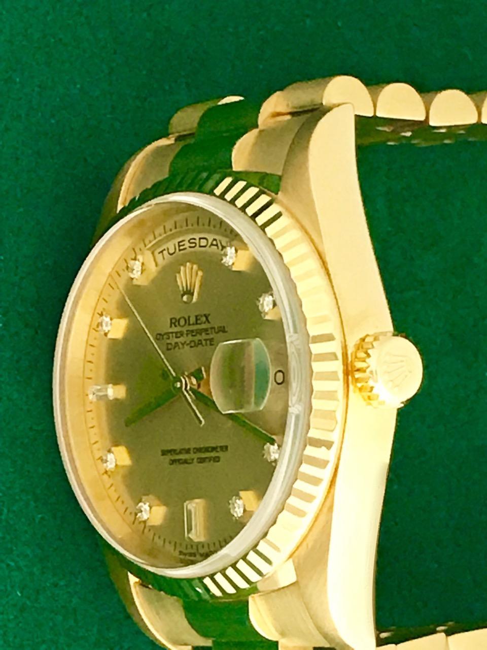Rolex Yellow Gold President Day-Date Oyster Automatic Wristwatch Ref 18238 1